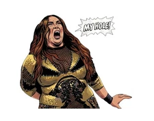 WWE Nia Jax Wrestling Water Resistant Sticker WWF WCW AEW NXT