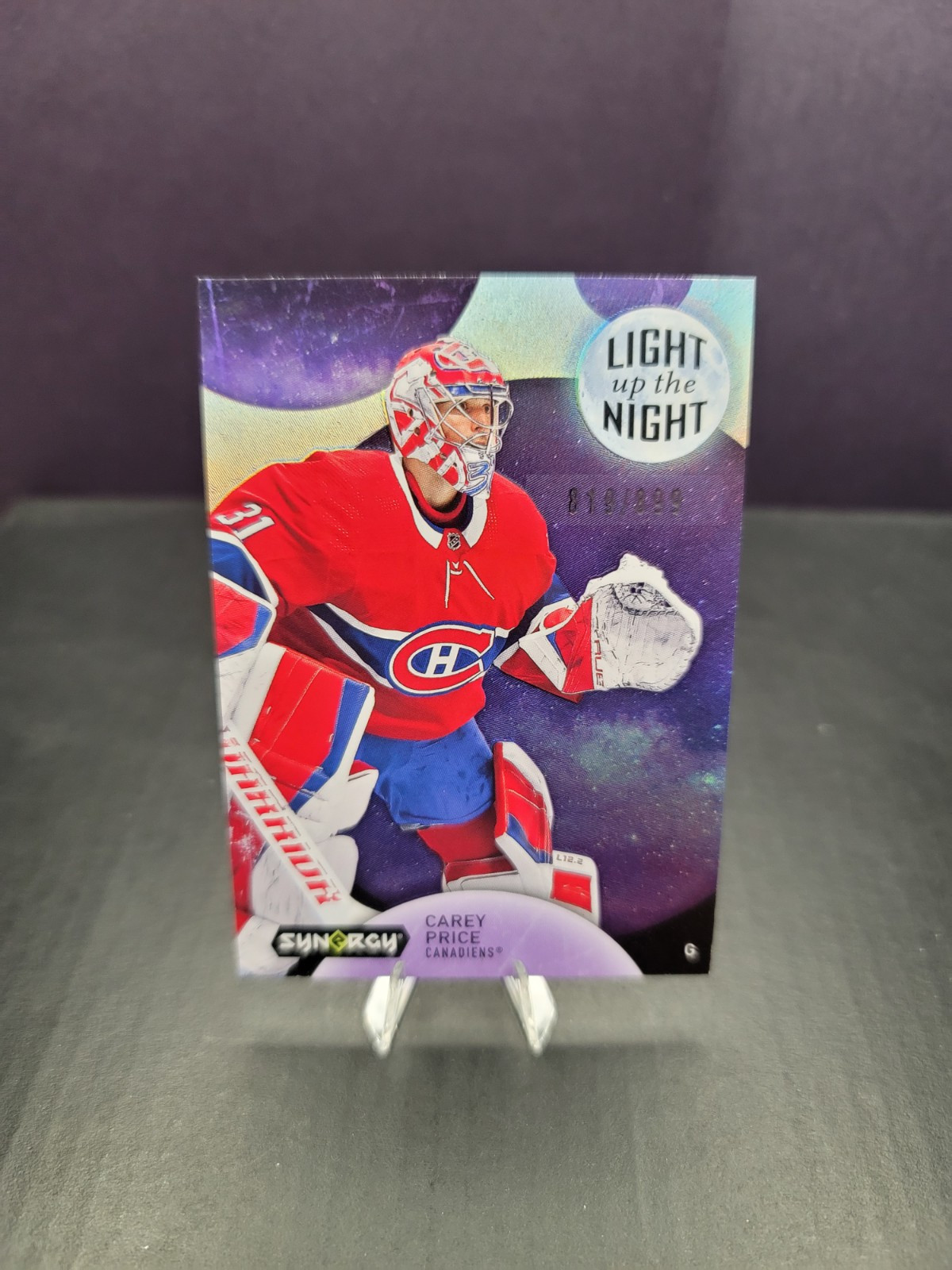 2022-23 Upper Deck Synergy Light Up Night Carey Price #LN-CP 819/899 Hockey Card
