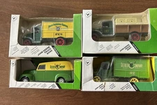 ERTL John Deere Truck Banks Die cast metal LOT OF 4