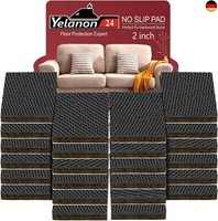 "Yelanon Antirutsch Pads 24 StüCk 2\" Quadrat - Antirutsch Gummi Selbstklebend, "