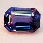 20.00 Ct Natural Color Change Alexandrite Emerald Cut Certified Loose Gemstone