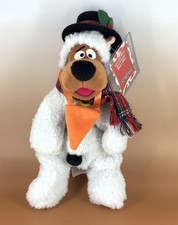 Warner Bros. Studio Stores SCOOBY-DOO SNOWMAN Bean Bag Plush w/mint tags 1999
