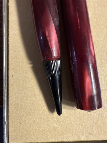 Penna stilografica vintage Packard e matita meccanica pennino placcato oro 14k non testata - Foto 4 di 8