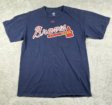 Majestic Unisex Adult Atlanta Braves Martin Prado #14 T-Shirt Navy M
