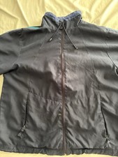 Vintage Catalina Women's Wind Breaker Jacket Size Medium Blue Full Zip Pockets