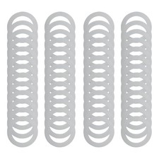 M25x35mm 304 Stainless Steel Shim Washers, 48 Pcs Precision Thin Spacers M25X35