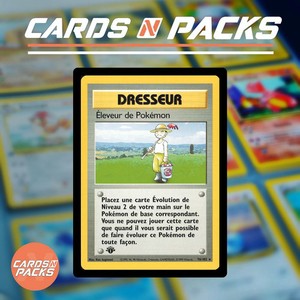 Carte Pokemon Éleveur de Pokémon 76/102 Set de Base Edition 1 NM-Mint