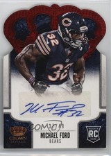 2013 Crown Royale Retail Red Die-Cut Signatures 37/49 Michael Ford #173 Auto 4at