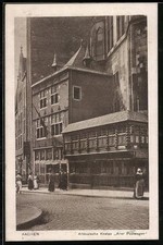 Ansichtskarte Aachen, Altdeutsche Kneipe Alter Postwagen 
