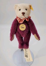 Steiff 1913 Classic Bar Dolly Teddy Bear 006401 Purple Mohair 8.5" w/Tags