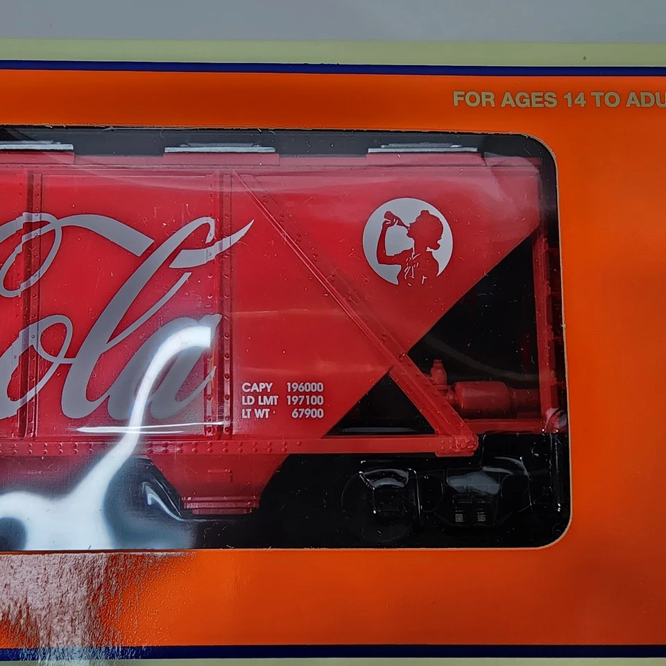 Rare Lionel 6-19365 Coca Cola Hopper Train Set Brand New Trains - Image 4 of 4