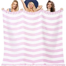 Oversized Giant Turkish Beach Towel Blanket Extra Large XXL Lightweight Cotto...