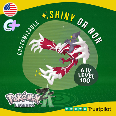 Yveltal Shiny or Non Shiny 6 IV Pokémon Legends Z-A Custom Competitive ZA Z A