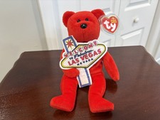 Ty  Beanie Baby "Aces" the Bear  Welcome to Fabulous Las Vegas Nevada Retired