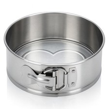 Moule à Manqué à Charnière Démontable Mini en acier inoxydable, non revêtu, s...