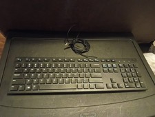 New Dell Wired USB Keyboard KB216d, KB216p Black Quiet Keys