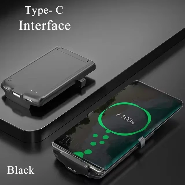 Funda Cargador Batería 10000mAh USB-C Banco de Alimentación Para iPhone 16 15 14 13 12 11 XR X Foto 3 de 4