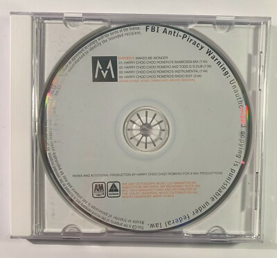 Maroon 5 - Makes Me Wonder(Harry Choo Choo Romero Remixes)CD, Maxi-Single, Promo