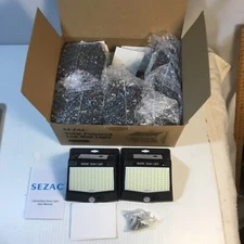 Wall Lights Solar Powered 120 LED Sezac Case Of 10