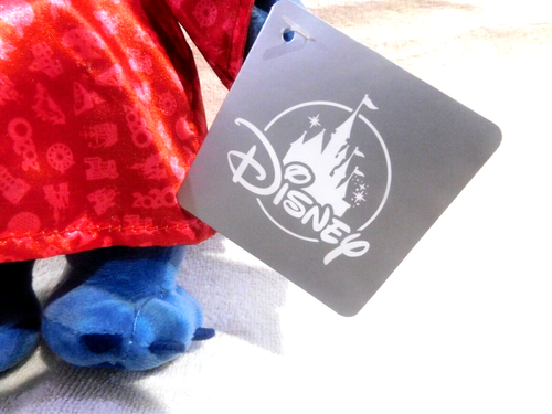 Disney Parks Exclusive 11" Tall Plush Graduation Stitch Cap & Gown New Cute - Picture 3 of 6