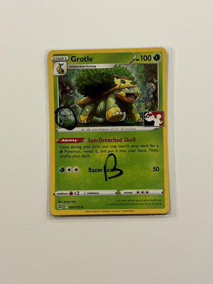 1X SWIRL Grotle 007/172 Cosmos Star Holo Pokemon Prize Pack FAST SHIP NM I