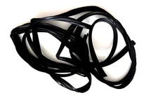 Mercedes-Benz W123 Window Glass Run Channel Seal Kit (4), NEW, 1237250125