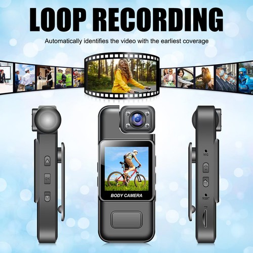 WiFi 4K HD Mini Camera Night Camcorder Video Recorder DVR Police Body 1080P Cam~ - Picture 5 of 26