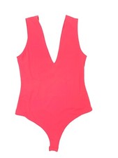Free People Keep It Sleek Sleeveless BodySuit Electropop Pink Small