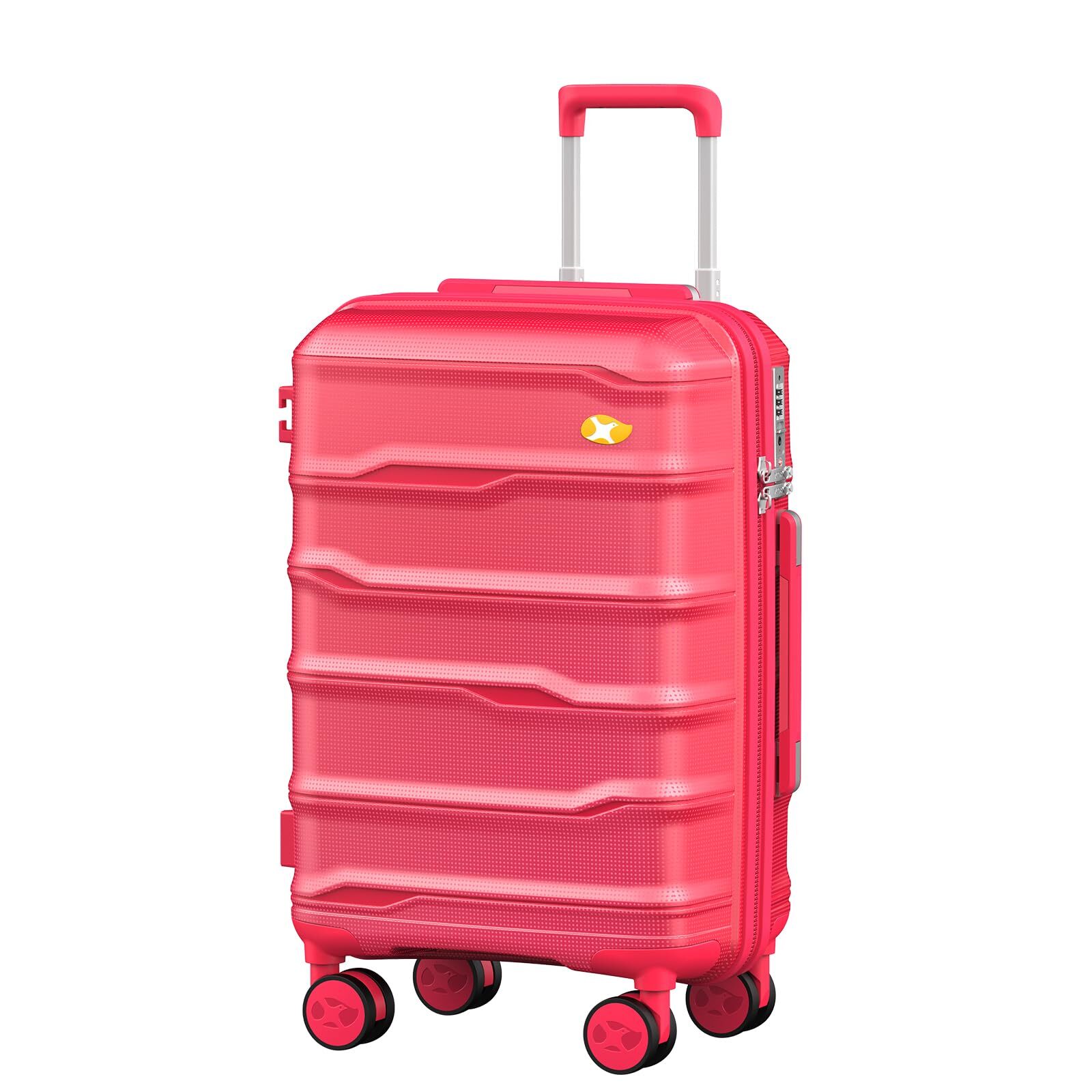 Carry On Luggage 22x14x9 Airline Approved, Hard Shell Suitcase with Spinner W...-image