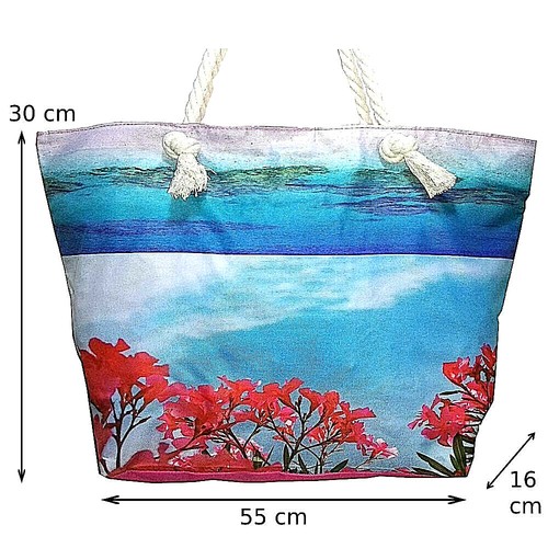 Borsa mare grande da donna shopper impermeabile tessuto colorata tela  manici | eBay