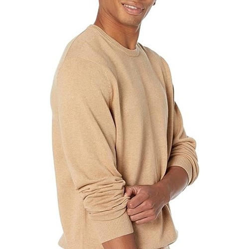 Amazon Essentials Men's Midweight Crewneck Sweater Camel size 2XL - Picture 3 of 12