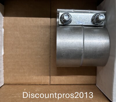 Diamond Eye L25AA  2-1/2 Inch Aluminized Steel Exhaust Clamp Universal Fit