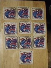 X10 Bubba's Roadside Inn Coasters Restaurant Flint Michigan Closed Old Vintage