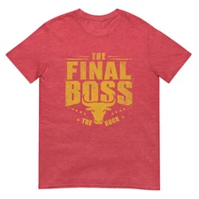 The Final Boss Vintage Rock Music Final Boss Gamer Bull Head T-Shirt