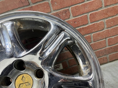 94-99 Mitsubishi 3000GT VR4 OEM 18x8.5 Chrome Wheel Rim 6 Spoke - Foto 7 di 22