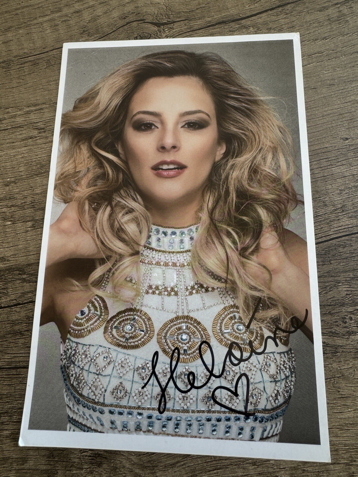 Heloíne Moreno (myself) Autographed Playboy Model Photo 1st Beauty