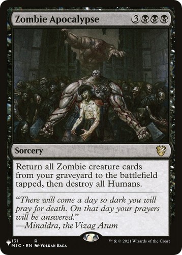 apocalypse mtg card list MTG Zombie Apocalypse The List 131 NM