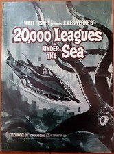 20000 Leagues Under the Sea, Kirk Douglas, James Mason, 1954, Pressbook #689