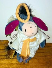 2000 Disney Store Choir Angel Eeyore 9  Bean Bag Plush Winnie The Pooh NWT