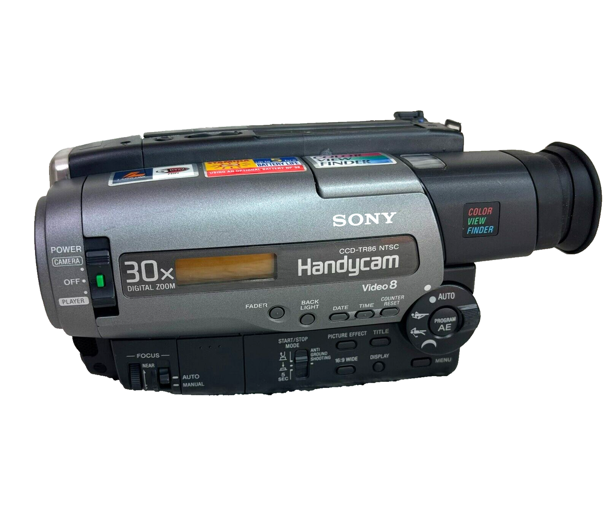 SONY VideoHi8Handycam CCD-TRV86 ① Sony CCD-TRV86 Handycam Hi8 Camcorder Japanese-only 20x 240x