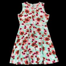 JM Jonathan Martin Plus Colorful Fit & Flare Floral Stretchy A-Line Dress Sz 2X