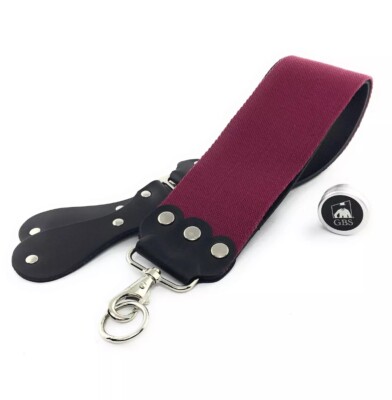 G.B.S Ultra Wide Straight Razor Strop Handmade Barber Leather Razor Belt W Balm
