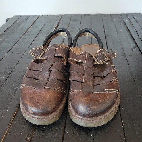 Dr. Martens Doc Brown Leather Sandals 