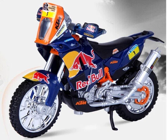 Bburago 1:18 Dakar Rally KTM Sxf 450 Toy Modell Cyril Despres Enduro Motocross - Bild 1 von 4