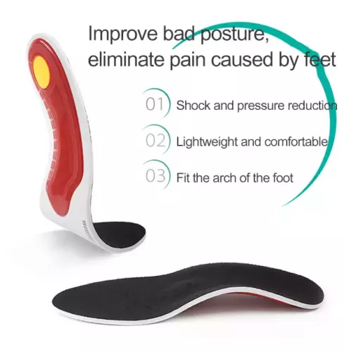 Orthotic Shoe Insoles Inserts-Flat Feet/High Arch Support for Plantar-Fasciitis - Picture 25 of 32