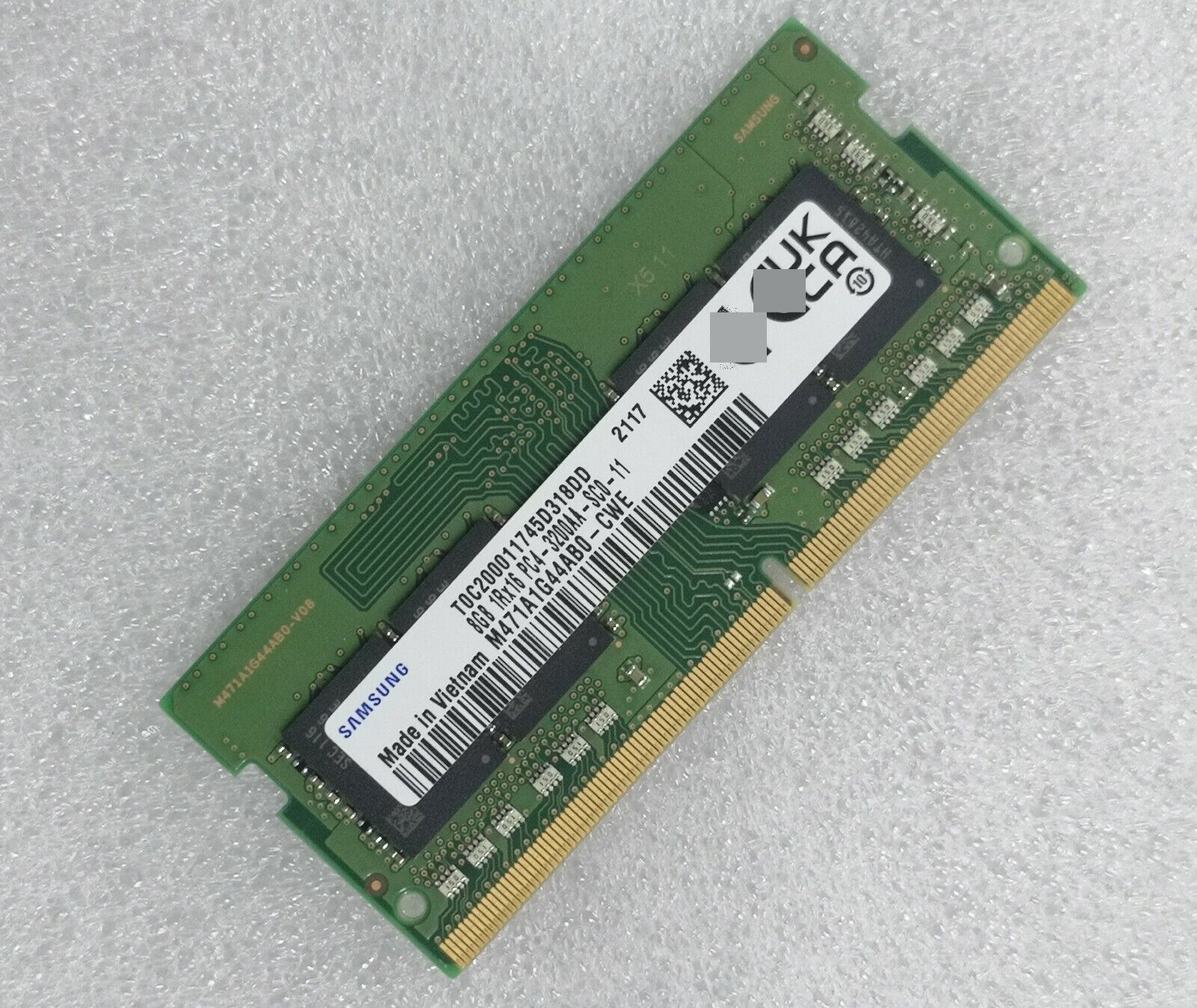 8GB 3200MHz RAM for Laptop PC4-3200AA-SC0 M471A1G44AB0-CWE |