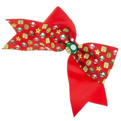 Super Mario Mushroom Cheer Bow