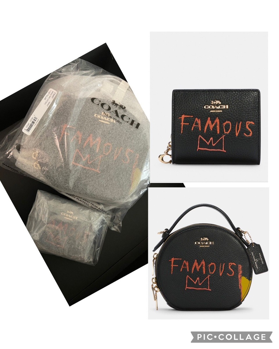 COACH x BASQUIAT FAMOUS Canteen Crossbody Bag & FAMOUS Snap Wallet