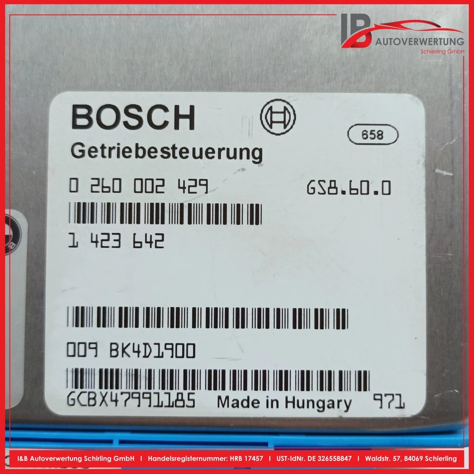 Centralina cambio automatico BMW 5 TOURING E39 523I 1423642 0260002429 1423632 - Immagine 3 di 4