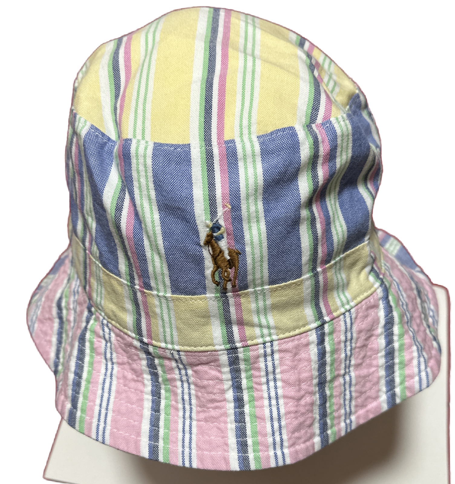 Cappello Polo Ralph Lauren uomo Large X Large L XL Bucket Hat Oxford Pony